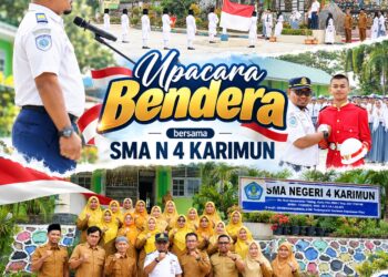 Jadi Pembina Upacara di SMAN 4 Karimun, Kukuh Arjunanto: Patah Hati Terbesar Bukan karena Pacar, tapi Gagal Bahagiakan Orang Tua