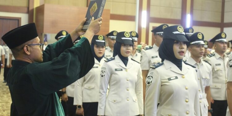 70 CPNS di Lingkungan Kanwil Ditjenpas Kepri Resmi Jadi PNS, Teguhkan Komitmen Pengabdian