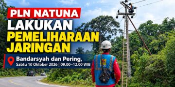 PLN Natuna Jadwalkan Pemeliharaan Jaringan, Listrik Bandarsyah dan Pering Padam Sementara