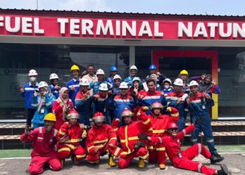 Pertamina Patra Niaga Fuel Terminal Natuna Asah Kesiapsiagaan Hadapi Keadaan Darurat