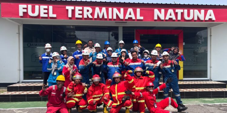 Pertamina Patra Niaga Fuel Terminal Natuna Asah Kesiapsiagaan Hadapi Keadaan Darurat