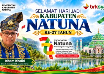 BRK Syariah Ranai Ucapkan Selamat HUT ke-27 Kabupaten Natuna