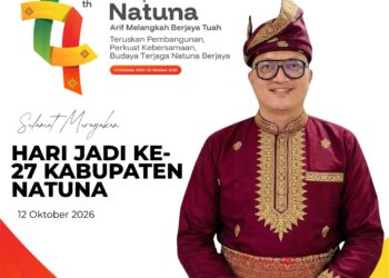BMKG Maritim Penagi Ucapkan Selamat HUT ke-27 Natuna, Dukung Pembangunan dan Kebersamaan