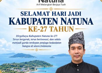 BNI KCP Natuna : Dirgahayu ke-27, Natuna Harus Terus Bergerak dan Berinovasi