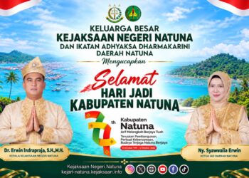 Kejari Natuna dan IAD Sampaikan Ucapan Selamat HUT ke-27 Kabupaten Natuna