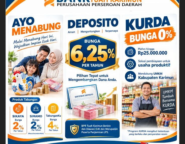 Sambut Hari Jadi Karimun, BPR Tuah Karimun Tebar Promo Deposito Bunga 6,25% di Bazar Enjoy Karimun