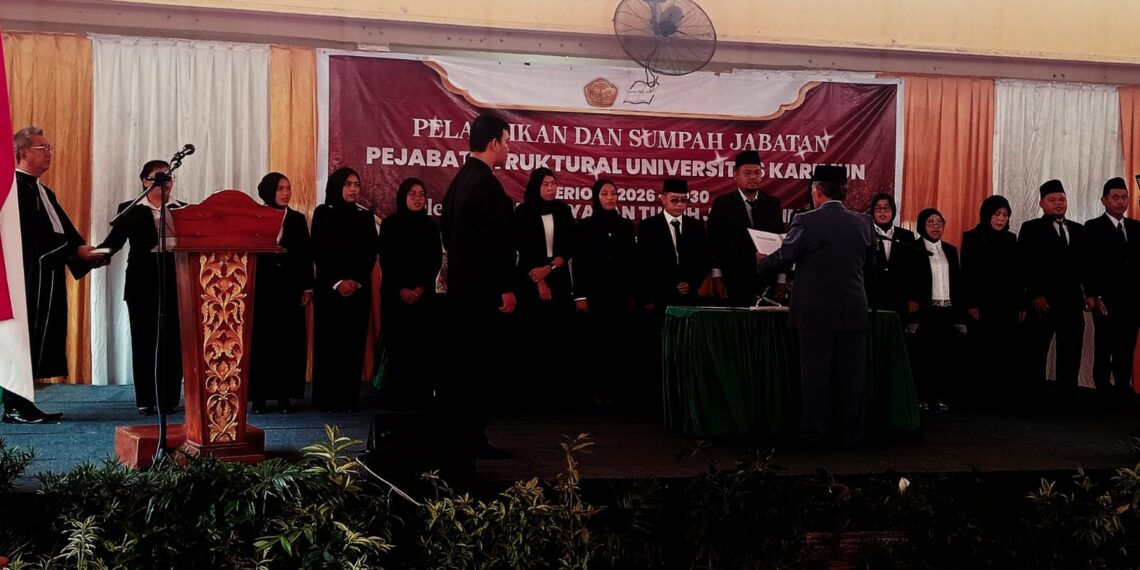 Dipimpin Aris Fadillah, Yayasan Tujuh Juli Lantik 18 Pejabat Struktural Universitas Karimun Periode 2026-2030