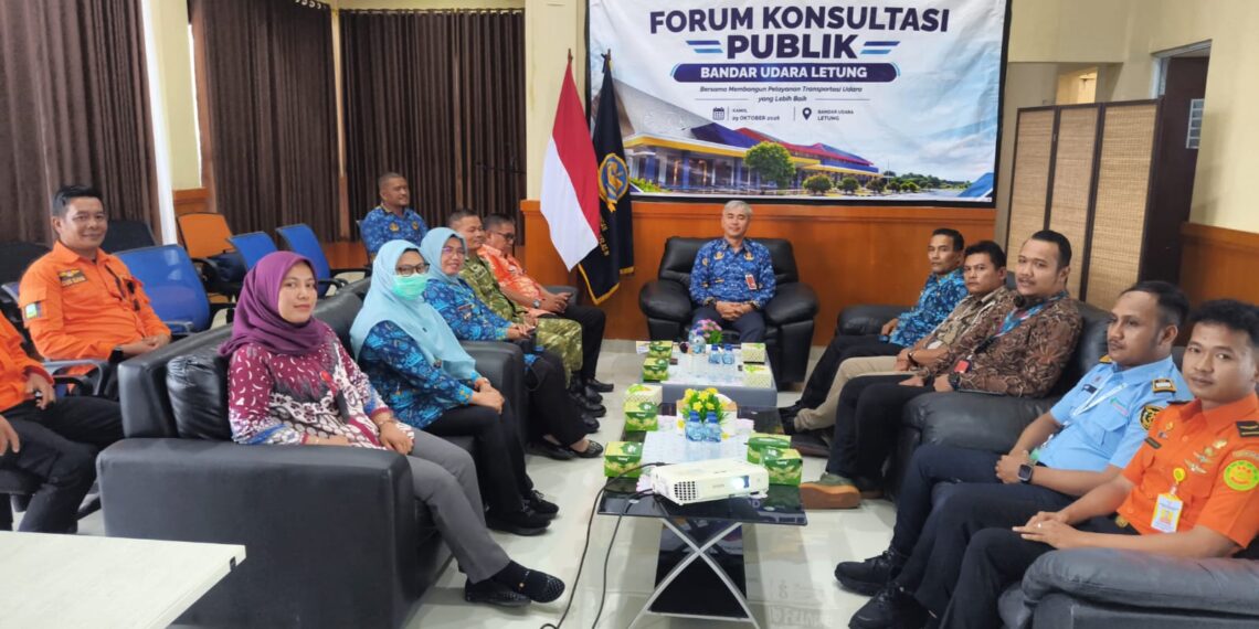 UPBU Letung Gelar Forum Konsultasi Publik, Dorong Peningkatan Kualitas Pelayanan Bandara