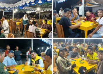 Bupati Cen Sui Lan Semangati Wartawan yang Adu Taktik di Meja Domino