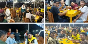 Bupati Cen Sui Lan Semangati Wartawan yang Adu Taktik di Meja Domino